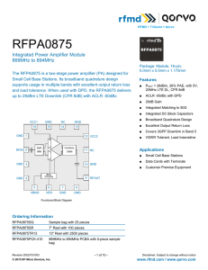 RFPA0875 Data Sheet