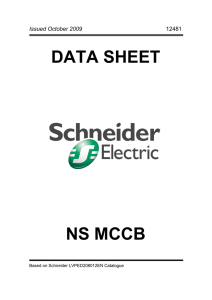 data sheet ns mccb