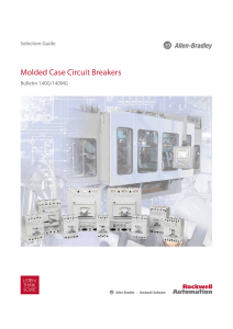 Bul 140G/MG Molded Case Circuit Breaker Selection Guide