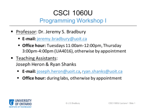 CSCI 1060U Lecture 01