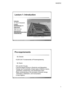 Lecture 1: Introduction Pre