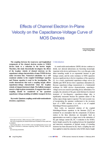Effects of Channel Electron In-Plane Velocity on the