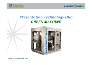 ORC Green Machine
