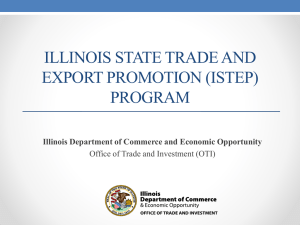 Illinois State Trade and Export Promotion (ISTEP) Program