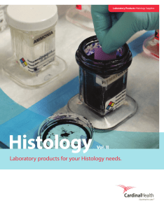 Laboratory Products - Histology Catalog