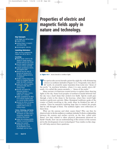 Properties of electric and magnetic fields apply in nature and