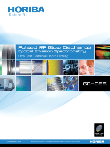 Pulsed RF GD OES