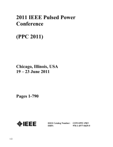 2011 IEEE Pulsed Power Conference
