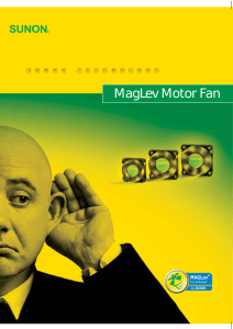 MagLev Motor Fan