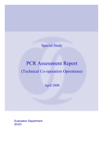 PCR Assessment