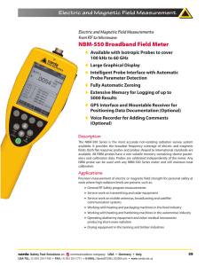 Data Sheet - Narda Safety Test Solutions