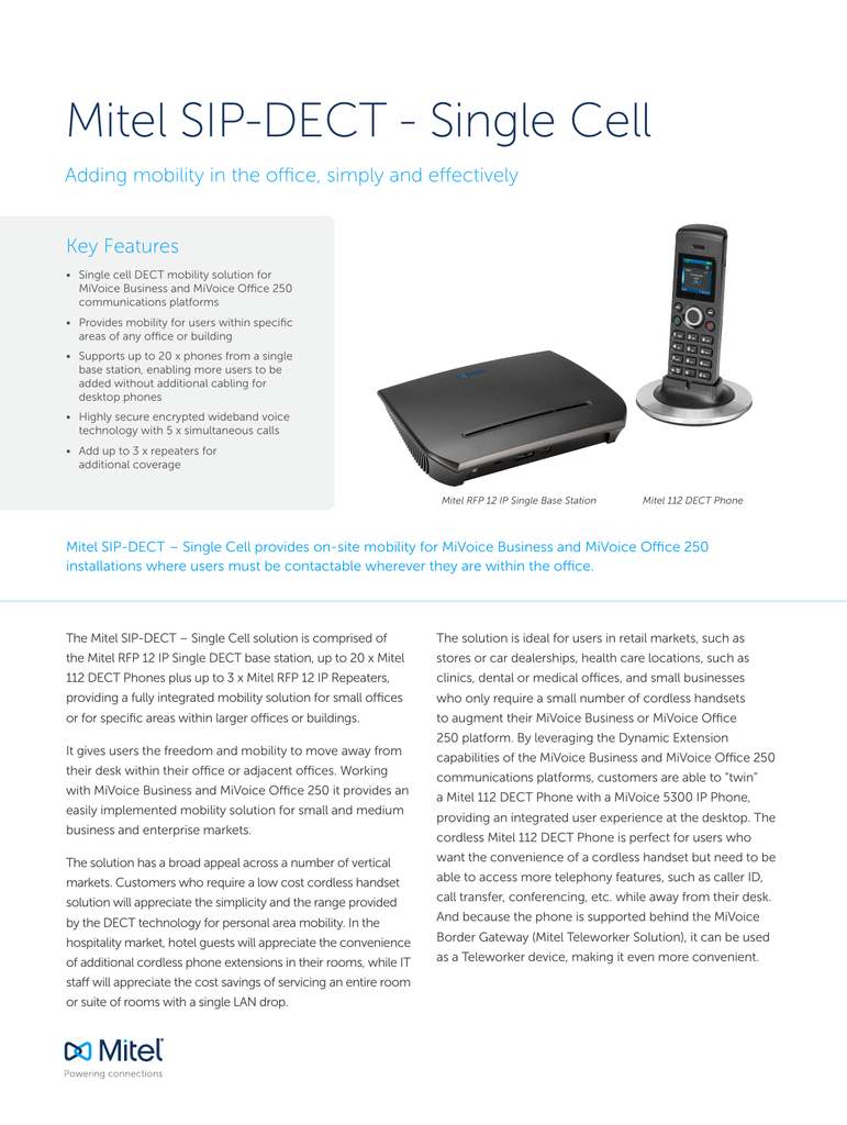 Mitel phones user manual