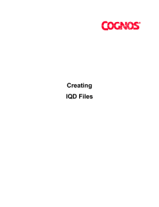 Creating IQD Files