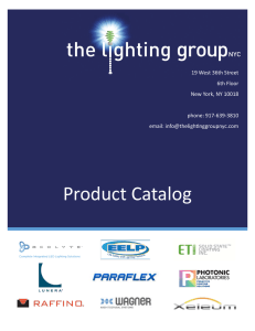 Product Catalog - The Lighting Group NYC