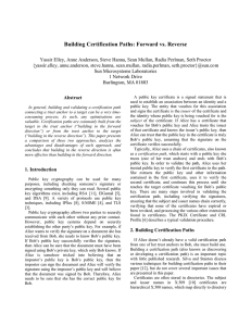 Building Certification Paths: Forward vs. Reverse