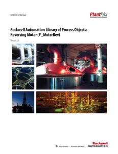 Rockwell Automation Library of Process Objects: Reversing Motor