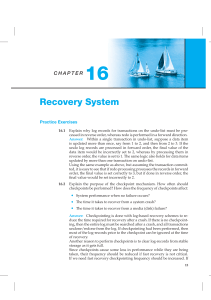 Recovery System