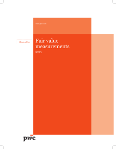 Fair value measurements - 2015 global edition