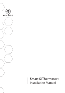 Smart Si Thermostat Installation Manual