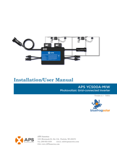 Installation/User Manual