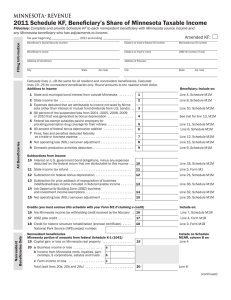 Form KF - Minnesota Department of Revenue