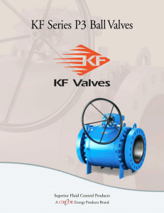 KFSeriesFBallValves KF Series P3 BallValves