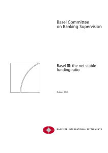Basel III: the net stable funding ratio
