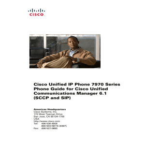 Cisco Unified IP Phone 7900 Series - End-User Guides