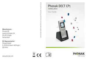 User Guide DECT Phone