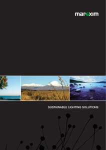 Sustainable Lighting Solutions 2008/2009