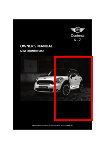 owner`s manual