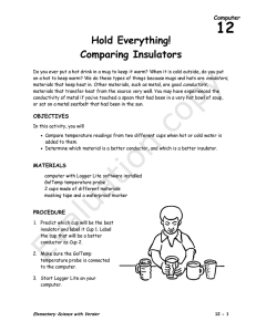 Hold Everything! Comparing Insulators