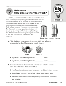 How does a thermos work?