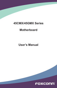 45CMX/45GMX Series Motherboard User`s Manual