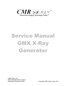CMR X-Ray Service Manual