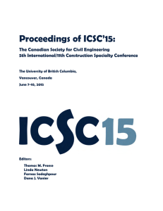 Proceedings of ICSC`15