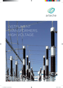 INSTRUMENT TRANSFORMERS. HIGH VOLTAGE.