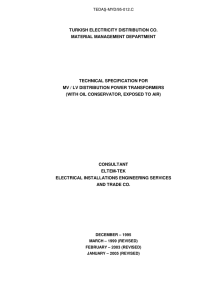 turkish electricity distribution co. material management