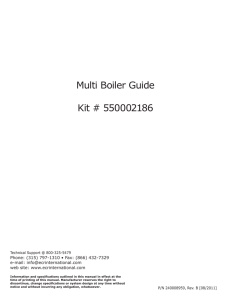 Multiple Boiler Sensor Guide Rev. B