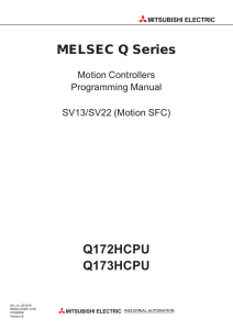 SV13/22Programming Manual （Motion SFC） [type Q173H/Q172H]