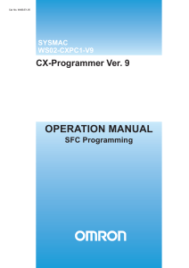 CX-Programmer Operation Manual
