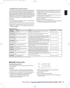 Mitsubishi Q01CPU Datasheet