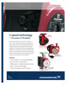 GRUNDFOS UPS (3-speed technology)