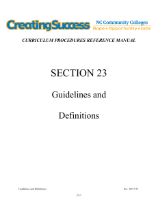 Section 18 - NC Community Colleges