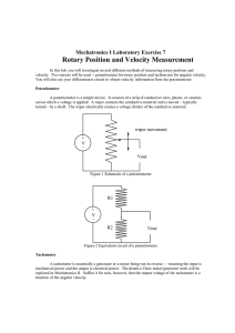 Rotary Position and Velocity Measurement