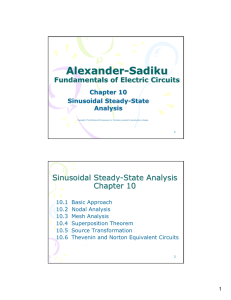 Alexander-Sadiku Fundamentals of Electric Circuits Chapter 10