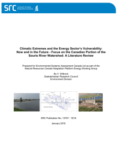 Climatic Extremes and the Energy Sector`s Vulnerability: Now
