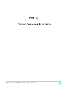 4 Poster Sessions Abstracts