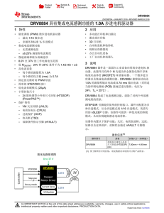 DRV8884 1.0-A Stepper Motor Driver With