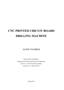 cnc printed circuit board drilling machine